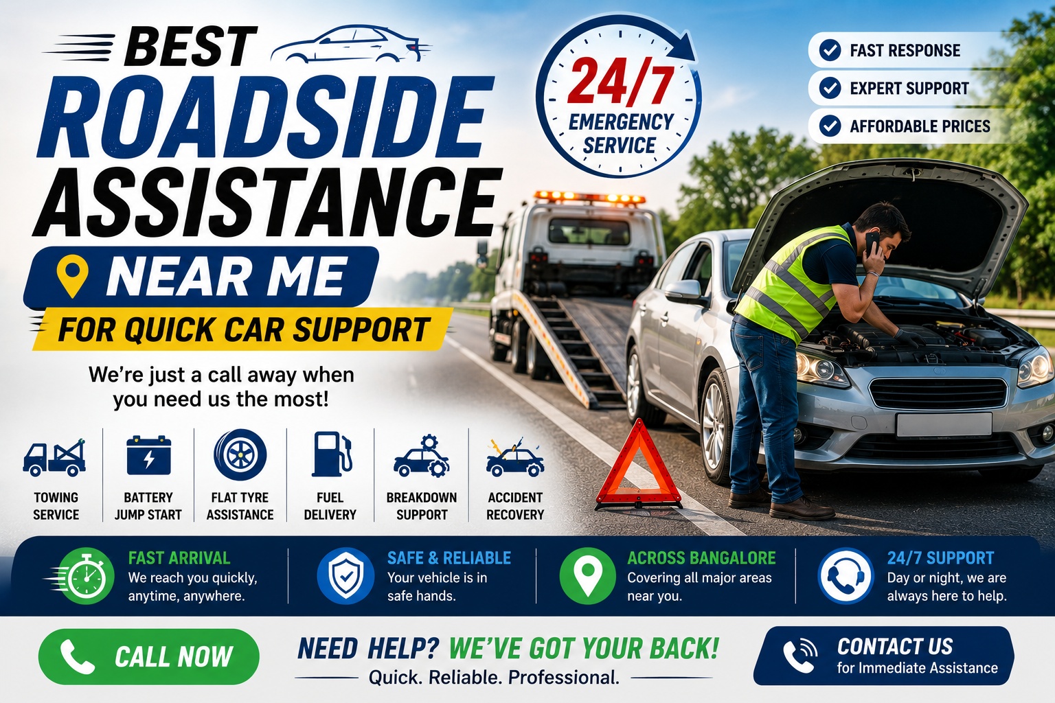 Best Roadside Assistance Near Me for Quick Car Support