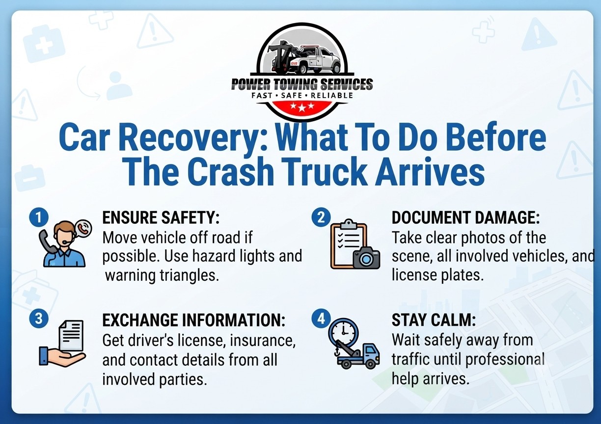 Car Recovery: What To Do Before The Crash Truck Arrives