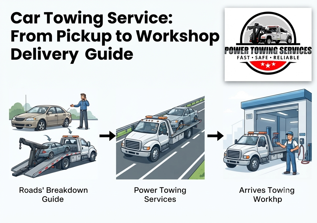 Car Towing Service: From Pickup to Workshop Delivery Guide
