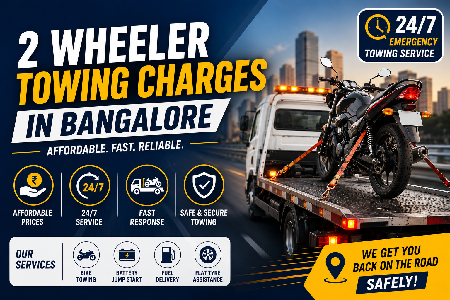2 Wheeler Towing Charges in Bangalore - Complete Price Guide