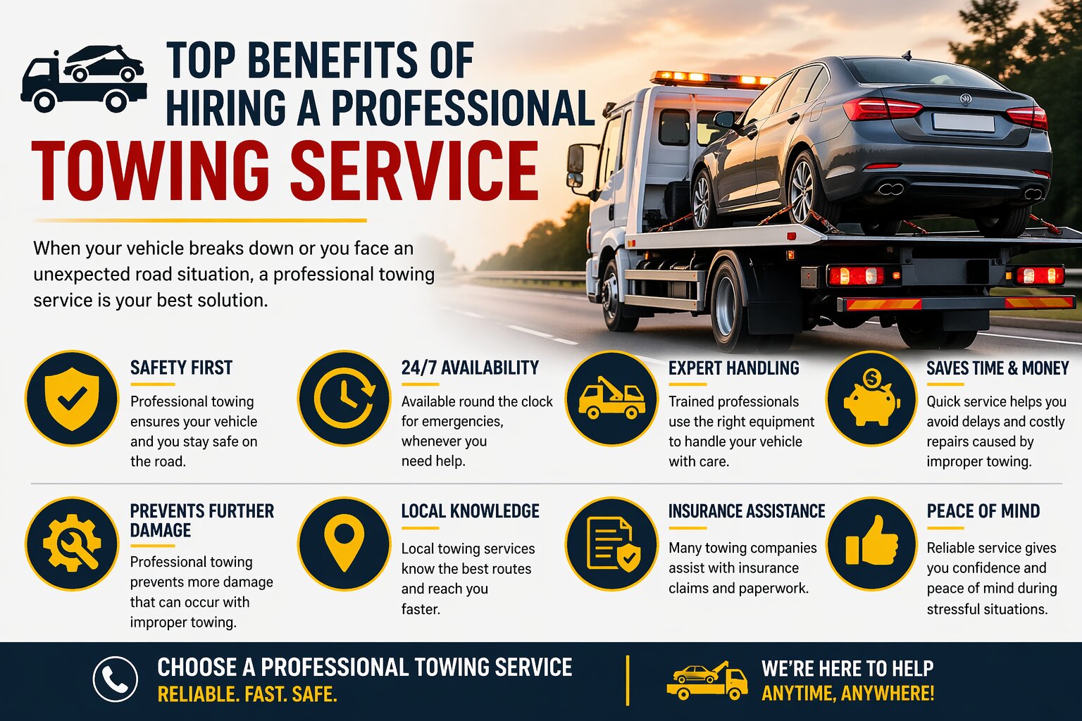 Top Benefits of Hiring a Professional Towing Service (2026 Guide)