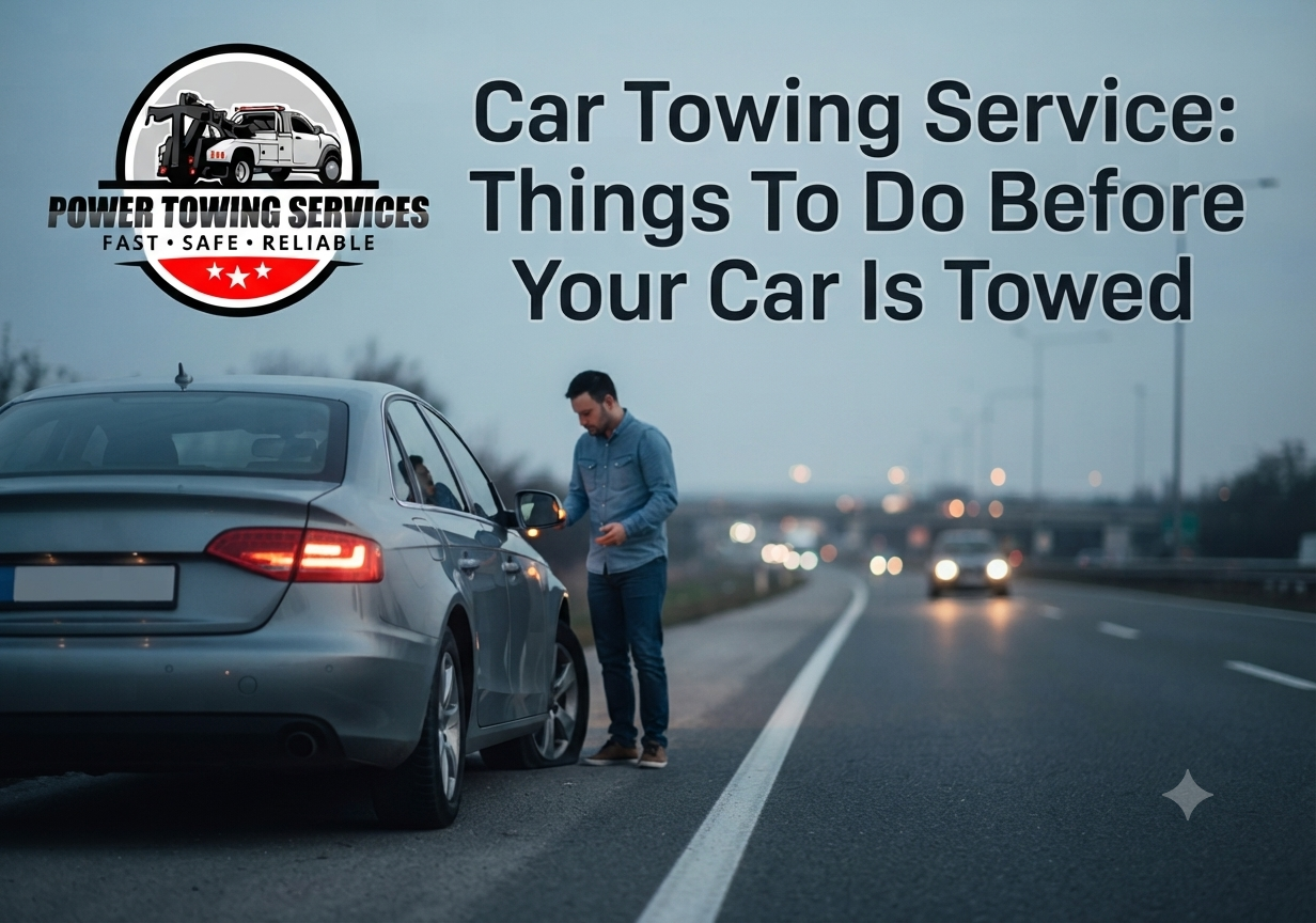 Car Towing Service: Things To Do Before Your Car Is Towed