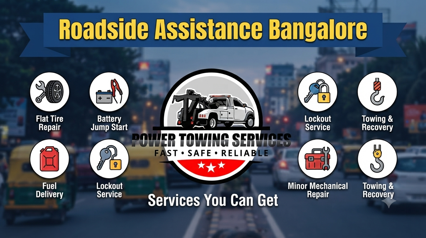 Roadside Assistance Bangalore: Services You Can Get