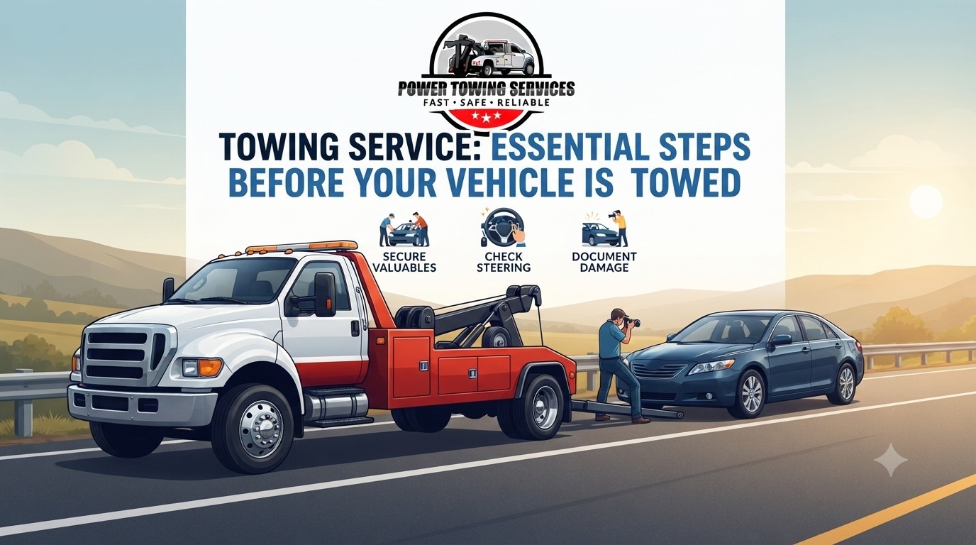 Towing Service: Essential Steps Before Your Vehicle Is Towed